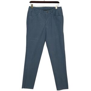 Lululemon Mens Size 31 ABC Slim Utilitech Indigo Blue Button Zip Chino Pants